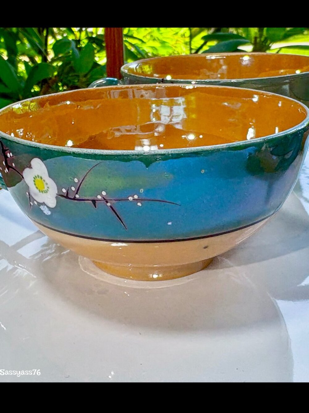 🆕VTG▪️ 15 Pc Authentic Japanese Hand Painted Lusterware CHERRY BLOSSOM Tea Set - Picture 13 of 15